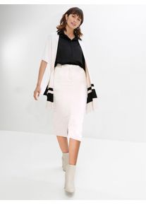 Inspirationen Damen Cardigan, beige, Gr. 36, gemustert, 55% Baumwolle, 45% Viskose, Strickjacken