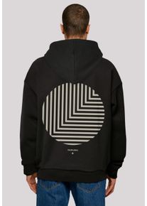F4NT4STIC Herren Kapuzenpullover "Geometrics Grün", schwarz, casual, Gr. XL, Obermaterial: 100% Baumwolle, Pullover, Print