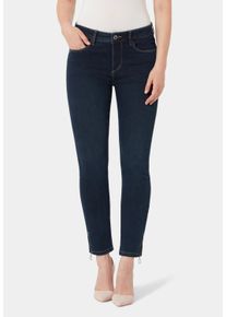 STOOKER WOMEN Damen 5-Pocket-Jeans "Florenz Denim Slim Fit", blau, casual, Gr. 36, Denim/Jeans, 82% Baumwolle, 17% Polyester, 1% Elasthan, Jeans,