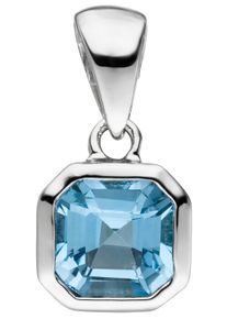 Jobo Damen Ketten-Anhänger "Anhänger mit Blautopas", Silber 925 (Sterlingsilber), silber, Silber 925 (Sterlingsilber), Schmuckanhänger, 925 Silber