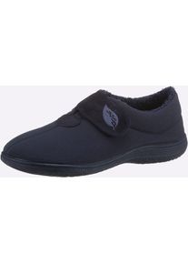 Waldläufer WALDLÄUFER Damen Hausschuh, Gr. 36, blau, Textil, Basic, Schuhe