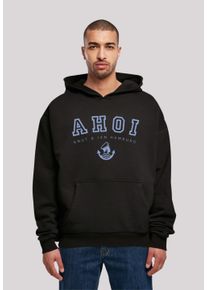 F4NT4STIC Herren Kapuzenpullover "Hoodie Ahoi Knut & Jan Hamburg", schwarz, casual, Gr. XXL, Obermaterial: 100% Baumwolle, Pullover, Print