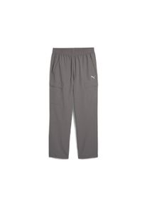 Puma Herren Sporthose "WARDROBE ESS Relaxed Cargohose Herren", grau, Gr. L, unifarben, Obermaterial: 100% Nylon; Seitentascheu00a0u2013 Oben: 100%
