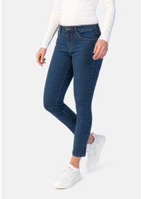STOOKER WOMEN Damen 5-Pocket-Jeans "Florenz Denim Slim Fit", blau, casual, Gr. 42, Denim/Jeans, 82% Baumwolle, 17% Polyester, 1% Elasthan, Jeans,