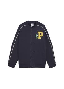 Puma Kinder Sweatjacke "T7 SUPER Puma Bomberjacke Jungen", blau, Gr. 140, Obermaterial: 100% Baumwolle; Rippe: 3% Elasthan, 97% Baumwolle;