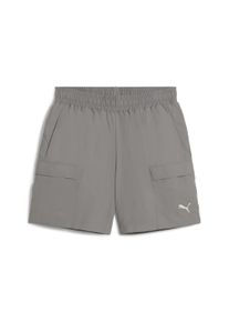 Puma Herren Shorts "WARDROBE ESS Relaxed 6" Cargoshorts Herren", grau, Gr. S, unifarben, Obermaterial: 100% Nylon; Seitentascheu00a0u2013 Oben: 100%
