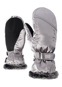 Ziener Damen Fäustlinge "KEM MITTEN", grau, Gr. 7, Kunstfaser, Handschuhe