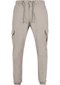 Urban Classics Herren Cargohose "Urban Classics Herren Cargo Jogging Pants", grau, Gr. L, unifarben, 100% Baumwolle, Hosen