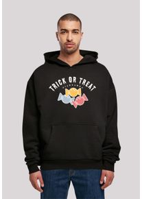 F4NT4STIC Herren Kapuzenpullover "Trick Or Treat Halloween", schwarz, casual, Gr. XS, Obermaterial: 100% Baumwolle, Pullover, Print