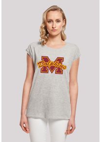 F4NT4STIC Damen T-Shirt "Sex Education M Dolphins", grau, casual, Gr. S, Obermaterial: 100% Baumwolle, Shirts, Premium Qualität