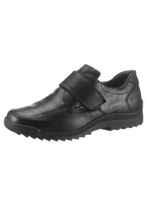 Waldläufer WALDLÄUFER Herren Klettschuh "Kai", Gr. 10, schwarz, Nappaleder, klassisch, Schuhe, Halbschuh, Freizeitschuh, Komfortschuh in Bequemweite H (=sehr