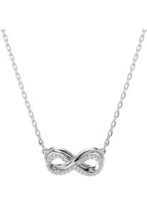 Swarovski Damen Kette mit Anhänger "Hyperbola, Pavé, Unendlichkeit, 5687265", Metall, L: 45cm, silber, Metall, Halsketten, mit Swarovski Kristall