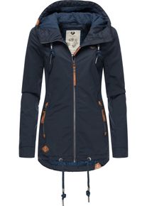 Ragwear Damen Outdoorjacke "Zuzka", blau, casual, Gr. XS, Außenmaterial: 100% Polyester, Innenfutter: 100% Polyester, Jacken, stylische