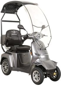 Zündapp ZÜNDAPP Elektromobil "Zündapp Volt 1000W 20 km/h inkl. Topcase und Dach dunkelgrau", B:66cm H:113cm L:165cm, grau, Elektromobile, Topcase, Dach