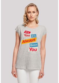 F4NT4STIC Damen T-Shirt "Sex Education It Always Been You", grau, casual, Gr. XS, Obermaterial: 100% Baumwolle, Shirts, Premium Qualität