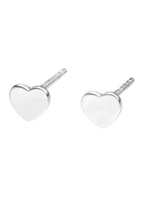 Nana Kay Damen Paar Ohrstecker "Sweet Glam, Herz, ST1861, ST1862", Silber 925 (Sterlingsilber), silber, Silber 925 (Sterlingsilber), Ohrringe