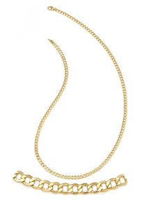 Firetti Damen Goldkette "Schmuck Geschenk Gold 333 Halskette Panzerkette", 45, Gelbgold 333, B: 3,6mm, gold, Gelbgold 333, B:3,6mm, Halsketten, Made