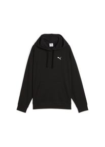 Puma Damen Hoodie "ESS ELEVATED Bequemer gerippter Hoodie Damen", schwarz, Gr. XL, Obermaterial: 62% Polyester, 4% Elasthan, 34% Baumwolle; Besatz: