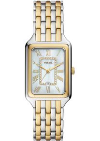 Fossil Damen Quarzuhr "RAQUEL", gold, Armbanduhren, Armbanduhr, Damenuhr, Datum, analog, Edelstahlarmband