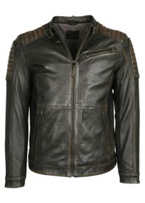 Mustang Herren Lederjacke "3102051", braun, Gr. M, Obermaterial: 100% Leder, Lamm / Innenfutter: 100% Baumwolle / Fütterung: 100% Polyester /