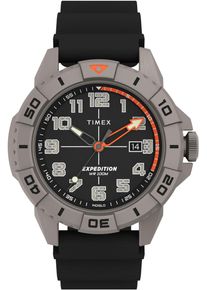 Timex Herren Quarzuhr "RIDGE", schwarz, Armbanduhren, Armbanduhr, Herrenuhr, Datum, Leuchtzeiger, Mineralglas, analog