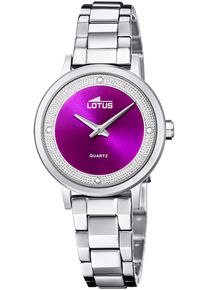 Lotus Damen Quarzuhr, silber, Armbanduhren, Armbanduhr, Damenuhr, Edelstahlarmband