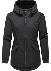 Ragwear Damen Winterjacke "Dowey Warm Rain", schwarz, Basic, Gr. M, Obermaterial: 100% Polyester, Innenfutter: 100% Polyester, Wattierung: 100%
