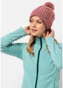 Jack Wolfskin Damen Bommelmütze "POMPOM BEANIE", rot, Obermaterial: 50% Acrylic, 50% Wool; Futter: 100% Polyester, Mützen