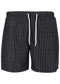 MisterTee Herren Badeshorts "MisterTee Herren FuckYou Swimshorts", schwarz, Gr. M, 100% Polyester, Badehosen