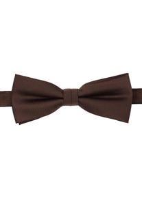 Venti Herren Fliege "Venti Fliege uni", braun, 70% Polyester, 30% Seide, Fliegen