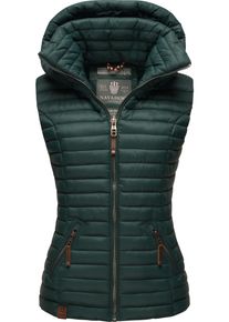 Navahoo Damen Steppweste "Shadaa", grün, modisch, Gr. XS, Oberstoff: 100% Nylon, Futter: 100% Polyester, Wattierung: 100% Polyester, Westen,