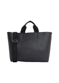 Damen Henkeltasche "ULTRALIGHT TOTE PU", Calvin Klein Jeans, schwarz, Lederimitat, Taschen, Shopper, große Umhängetasche, Damentasche mit geräumigem