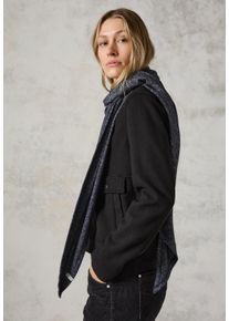 Cecil Damen Halstuch, blau, casual, unifarben, Stoff, 67% Viskose, 28% Polyester, 5% Elasthan , Modetücher, aus softem Materialmix