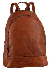Harbour 2nd Cityrucksack "Meghan", braun, Leder, modisch, Rucksäcke, aus Leder mit typischen Marken-Anker-Label und Schmuckanhänger
