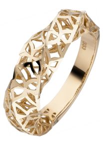 Jobo Damen Fingerring, 54, Gelbgold 333, gold, Gelbgold 333, Fingerringe, gedreht 333 Gold