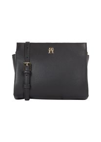Tommy Hilfiger Damen Messenger Bag "TH LEGACY MINI CROSSOVER", schwarz, Lederimitat, Taschen, Damen Umhängetasche, Schultertasche mit