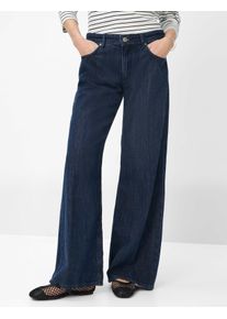 Brax Damen Palazzohose Style MORGAN CLEAN DARK BLUE, denim dunkelblau, Gr. 36L