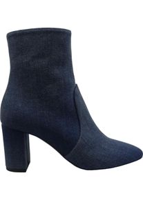 SAINT LAURENT Stiefeletten - Stivaletti in Denim Blu - Gr. 37,5 (EU) - in Blau - f&uuml;r Damen