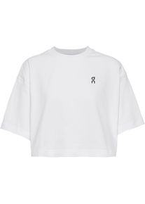 On Club FunktiOnsshirt Damen - weiß - Gr. XS - Baumwolle/Elastan