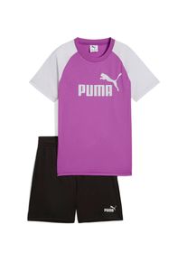 Puma Essentials No.1 Logo Trainingsanzug Kinder - lila - Gr. 164 - Polyester