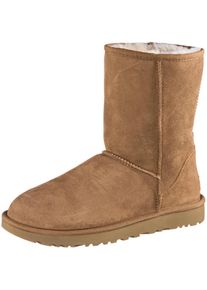 UGG Australia Ugg Classic Short Ii Stiefel Damen - beige - Gr. 36 - Leder