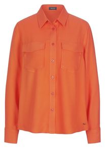 Peter Hahn Basler - Hemdbluse, orange, Gr. 38 / S