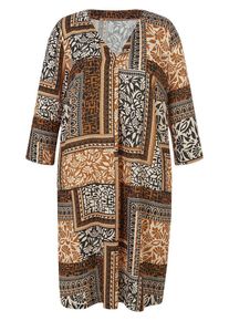 Emilia Lay - Kleid mit V-Ausschnitt, mehrfarbig, Gr. 40 / M