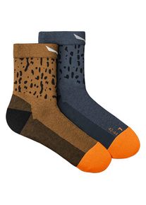 Wandersocken Salewa MTN TRN Sal. AM QRT Sock Herren (Gr 45-47 |braun)