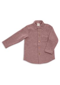 Woll- & Merinojacke Engel Hemd Kinder (Gr 140 |braun/rosa)