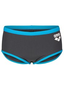 arena One Low Waist Short Big Logo Badehose Herren (Gr 7 |grau)