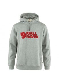 Fjällräven Hoodie Fjällräven Fjällräven Logo Hoodie Herren (Gr M |grau)