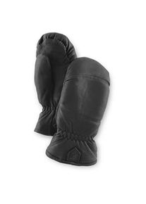 Hestra Leather Box Mitt Handschuhe (Gr 4 |schwarz/grau)