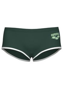 arena One Low Waist Short Big Logo Badehose Men (Gr 10 |grün)