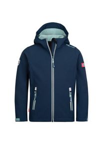 Softshelljacke Trollkids Trollfjord Jacket Kinder (Gr 128 |blau)